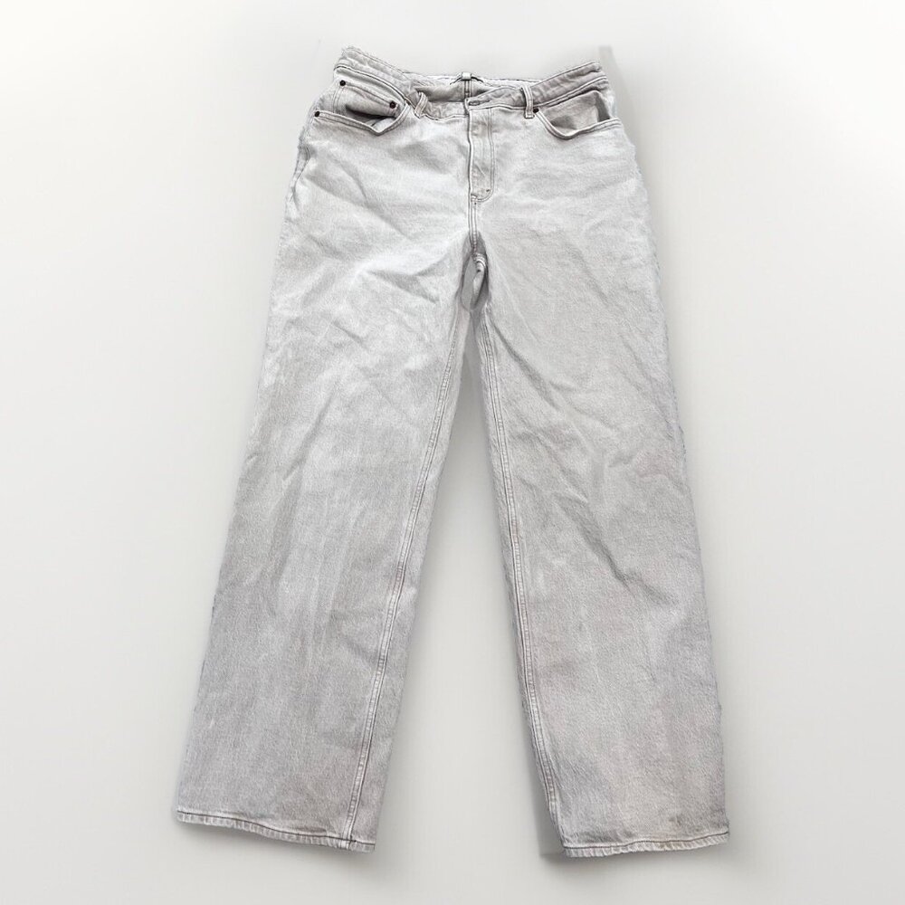 Abercrombie & Fitch Womens 33/16L Tan/Gray The 90s Relaxed Jean Hi-Rise
